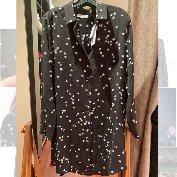 Equipment silk star black dress - Picture 5 of 7